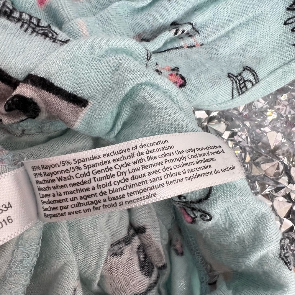 Layla pants joggers Italy cameras boat Pajamas luggage passport Print Blue - Picture 9 of 10